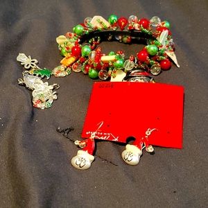 Christmas earrings